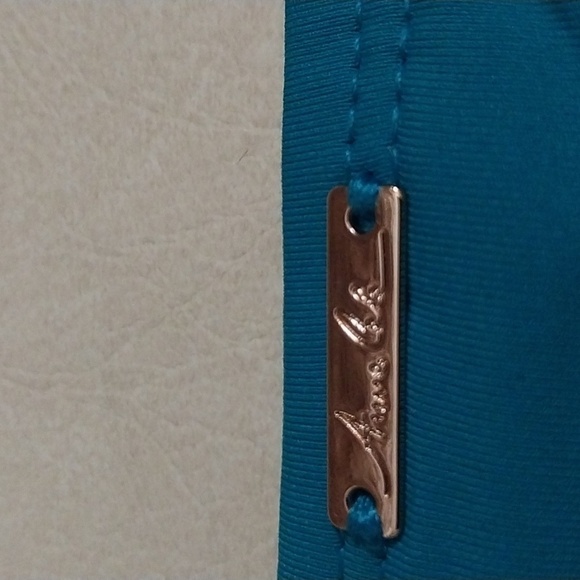 Anne Cole Women's Turquoise Side Tie Bikini Swim  Bottom     NWOT Size M - Picture 6 of 6